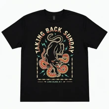 Tričko Unisex T-Shirt: Panther Snake (Black)