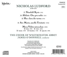 LUDFORD: MISSA VIDETE MIRACULUM; AVE MARIA, ANCILL thumbnail