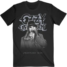 Ozzy Osbourne, Tričko Ordinary Man Snake Ryograph, Unisex, Čierna