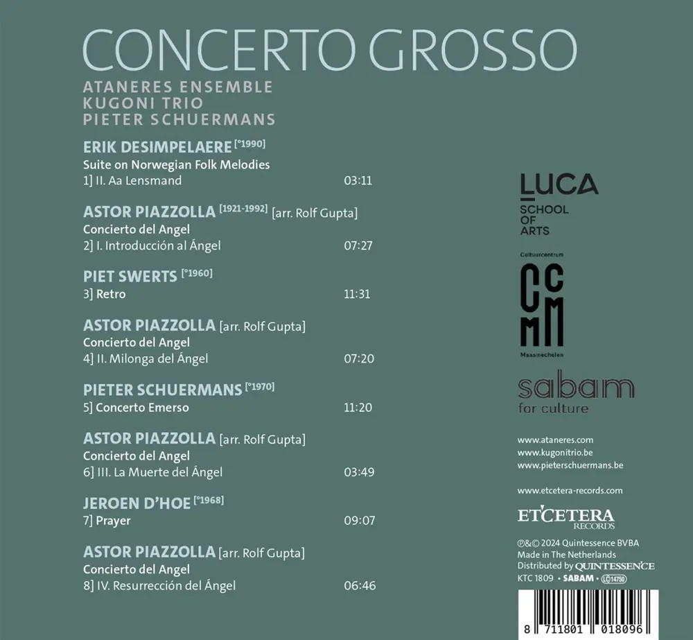 Ataneres Ensemble – CONCERTO GROSSO (CD)