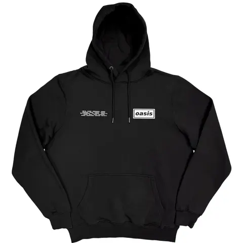 Unisex Pullover Hoodie: Global Cities Logo (Black) (Ex-Tour)