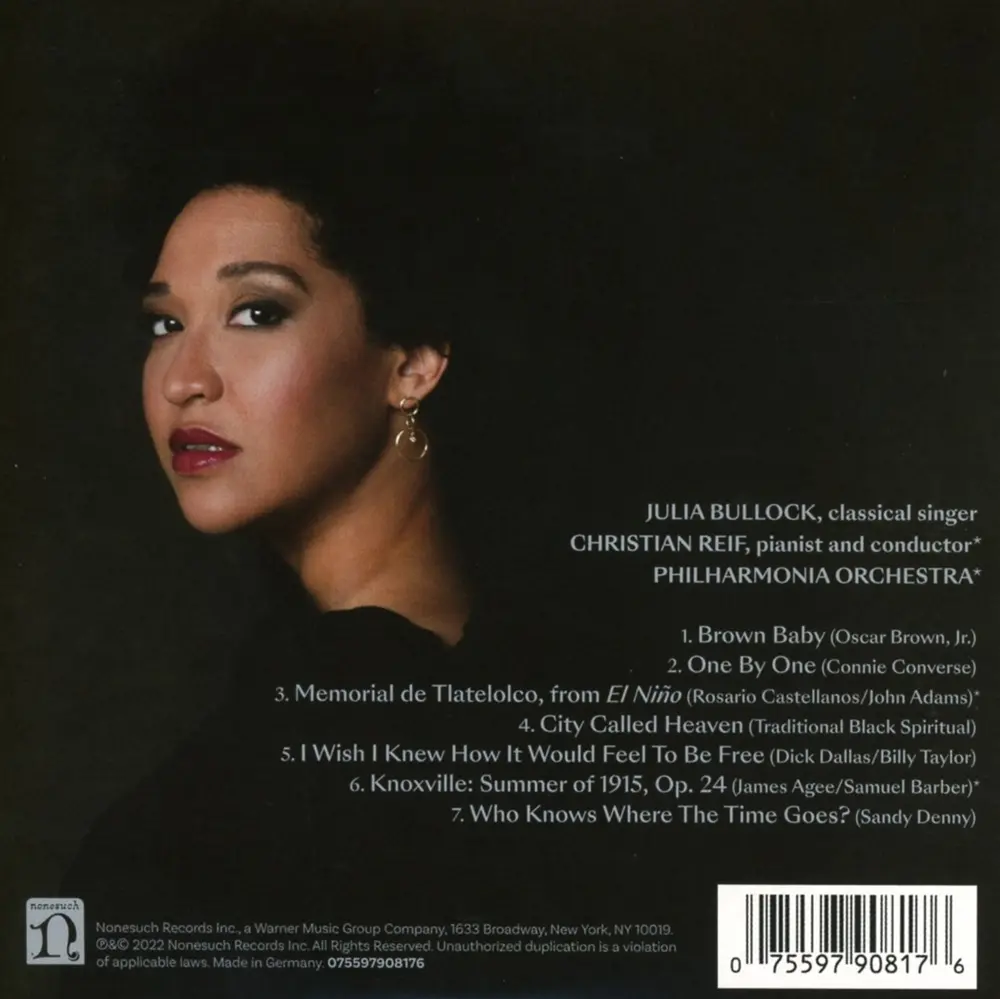 Julia Bullock – BULLOCK, JULIA / PHILHARMONIA ORCHESTRA - WALKING IN THE DARK (CD)