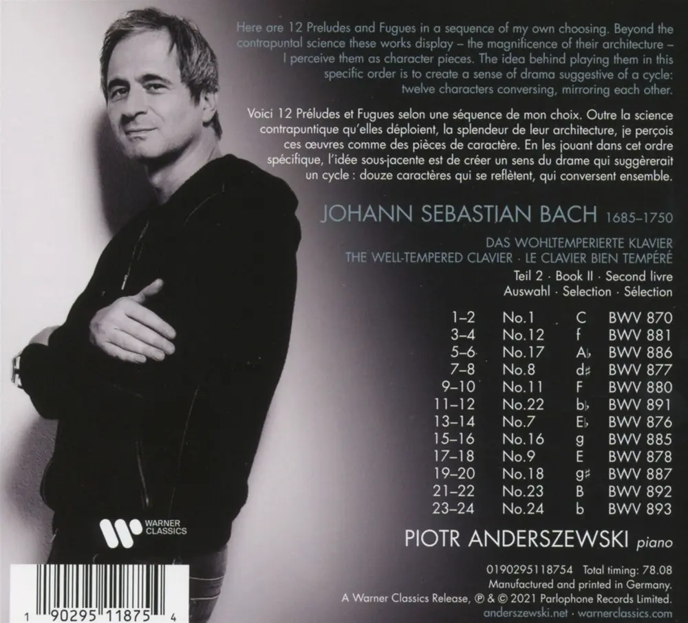 J.S. BACH: WELL-TEMPERED CLAVIER