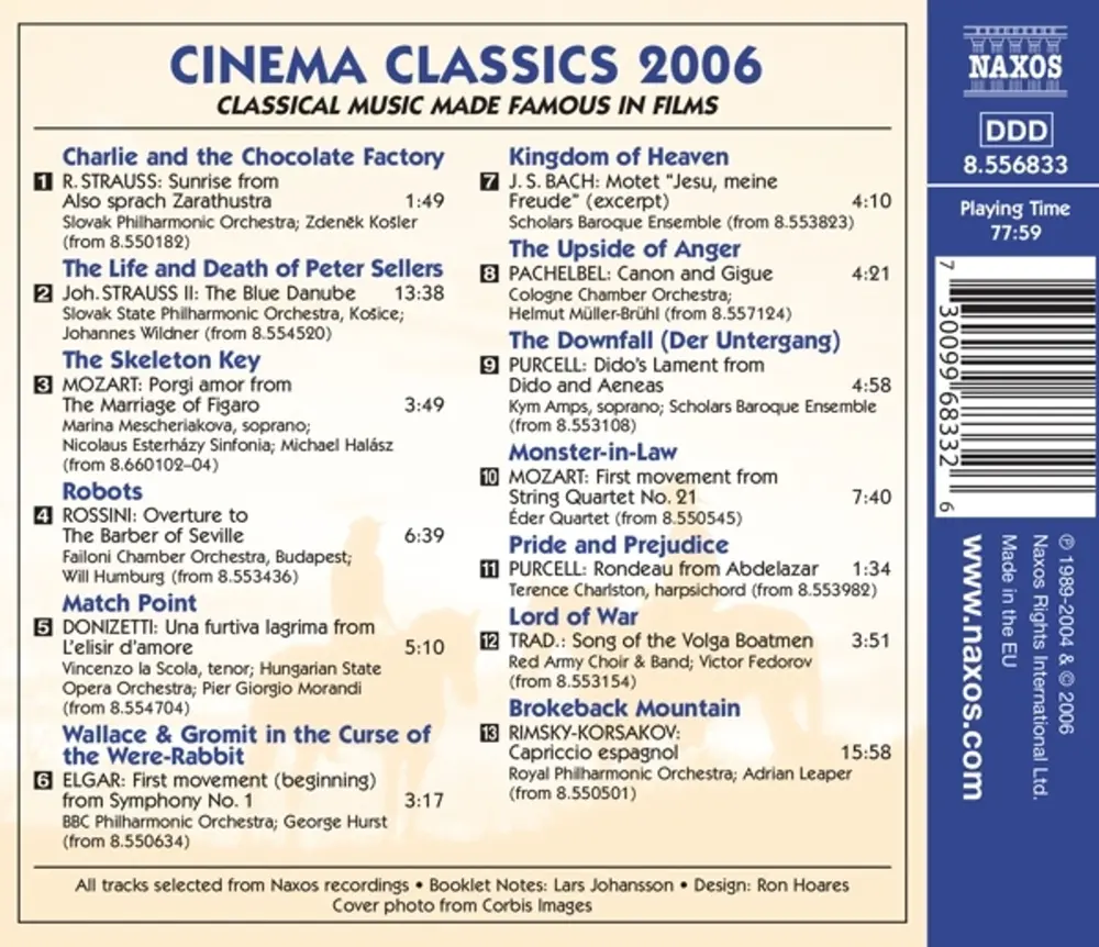 CINEMA CLASSICS 2006 -13T