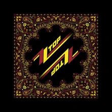 ZZ Top, Šatka Logo, Unisex, Čierna