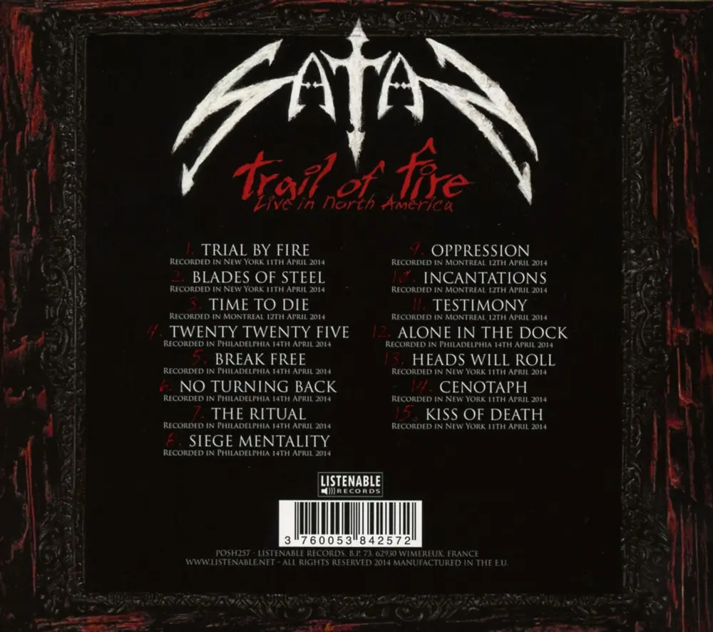 Trail of Fire-Live In