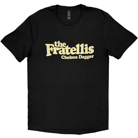 The Fratellis – Tričko Chelsea Dagger Logo (Čierna), Unisex, Čierna
