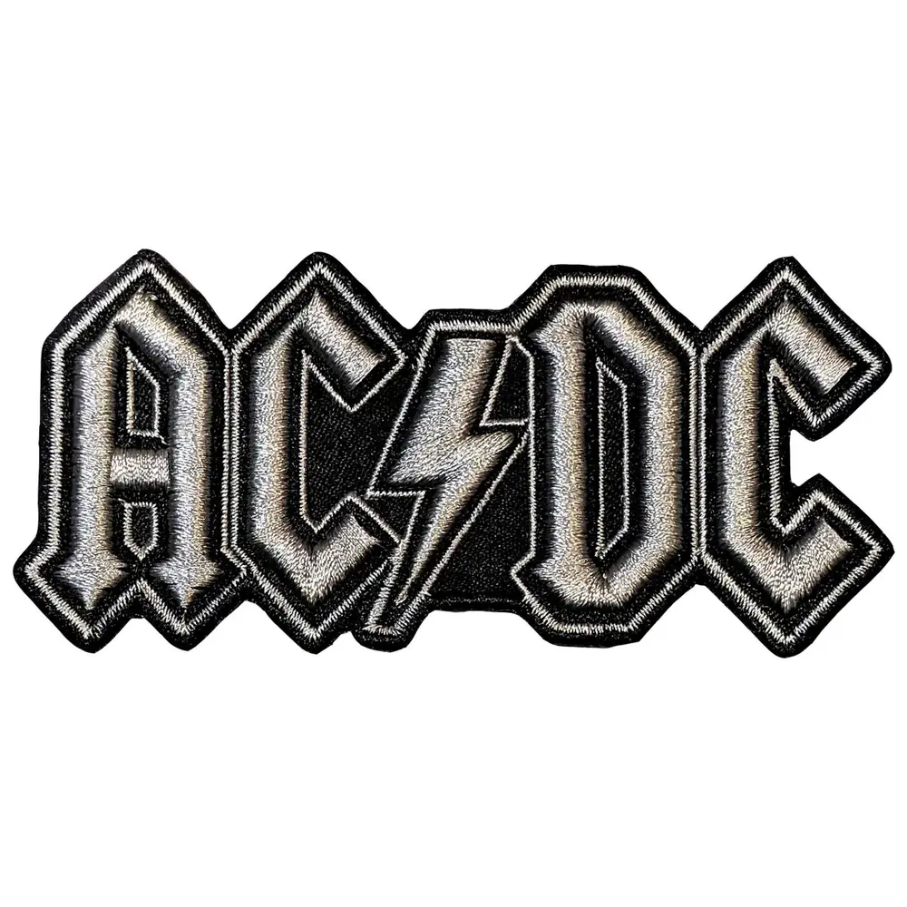 AC/DC – Silver Logo (Nažehlovačka)