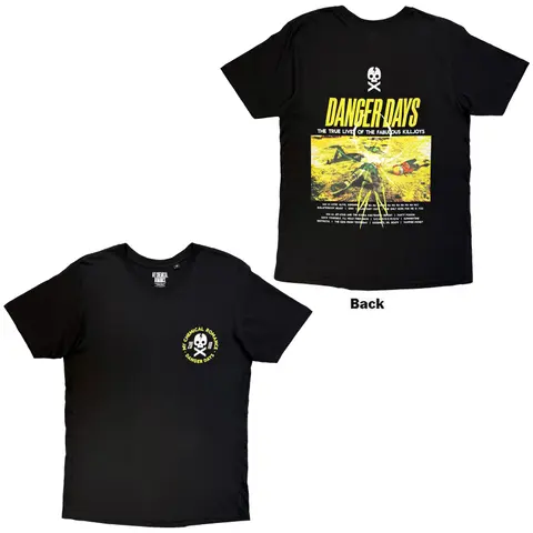 Unisex T-Shirt: Danger Days Pocket (Black) (Back Print)