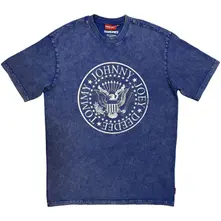 Unisex Unplugged T-Shirt: Presidential Seal Wash (Blue) (Back Print) thumbnail