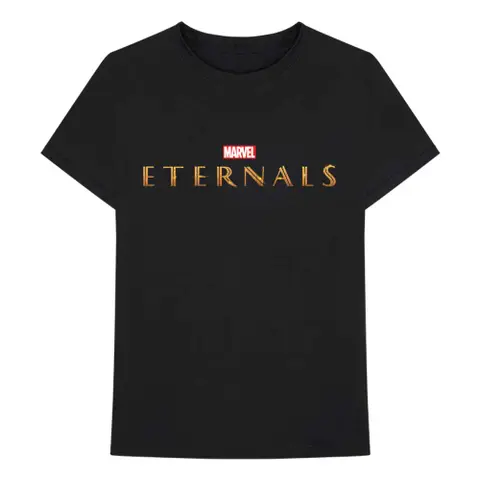 Tričko Eternals Logo (Čierna), Unisex, Čierna