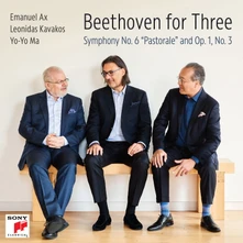 Leonidas Kavakos, Emanuel Ax, and Yo-Yo Ma, CD Beethoven For Three: Symphony No. 6 "Pastorale" and Op. 1, No. 3