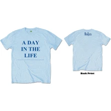 The Beatles, Tričko A Day in the Life, Unisex, Modrá