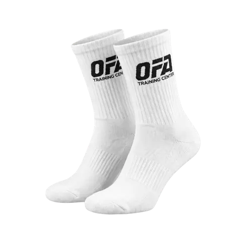 Ponožky OFA Training center, Unisex, Biela