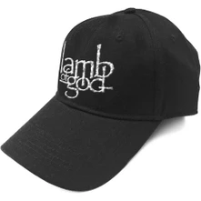 Lamb of God, Šiltovka Logo, Unisex, Čierna
