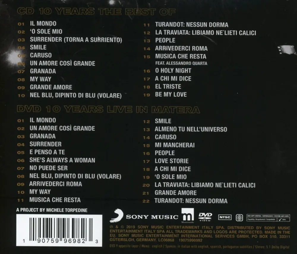 10 Years - the Best of (CD+DVD)