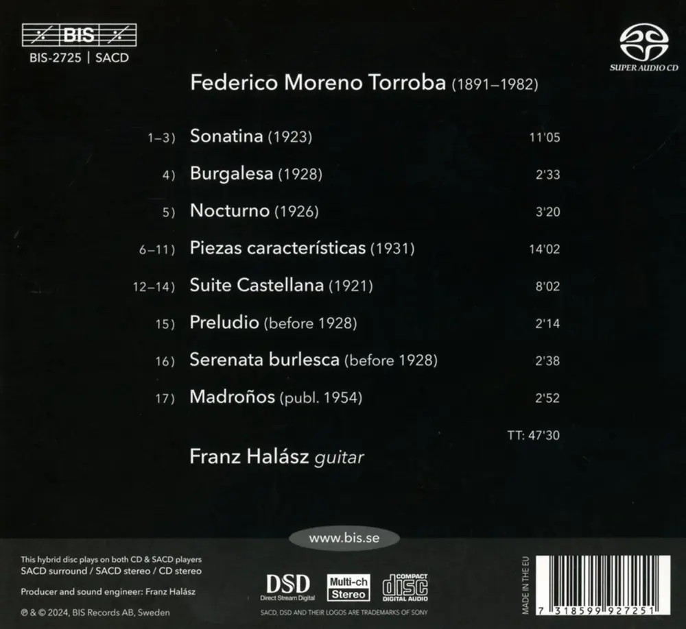 Franz Halász – TORROBA: LA VOZ DE LA GUITARA (CD)