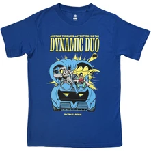 Unisex T-Shirt: Batman Batman Batman & Robin Dynamic Duo (Blue) thumbnail