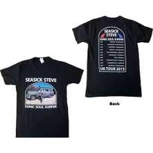 Seasick Steve, Tričko Full Colour Sonic Soul Surfer, Unisex, Čierna