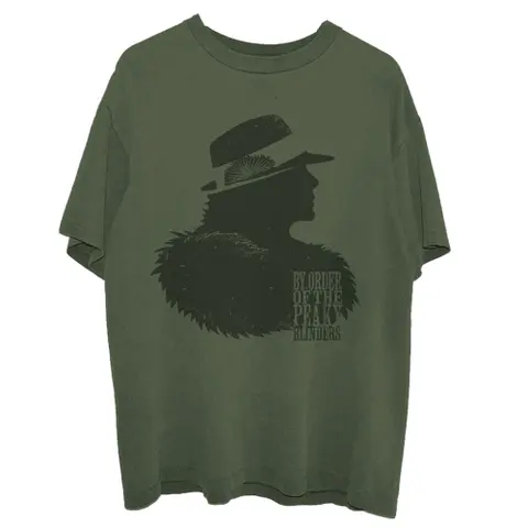 Peaky Blinders – Tričko Polly Outline (Zelená), Unisex, Zelená