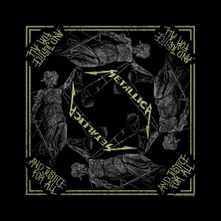 Metallica, Šatka And Justice For All, Unisex, Čierna