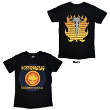 The Offspring, Tričko Conspiracy Of One Tour '00, Unisex, Čierna