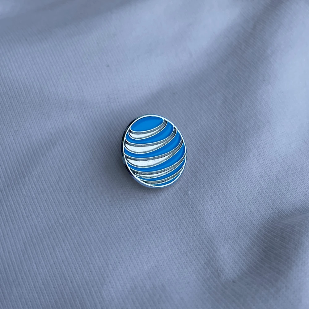 AT&T Globe Pin Badge