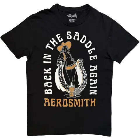 Unisex T-Shirt: Back In The Saddle (Black)