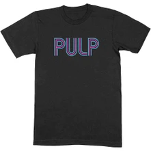 Pulp, Tričko Intro Logo, Unisex, Čierna
