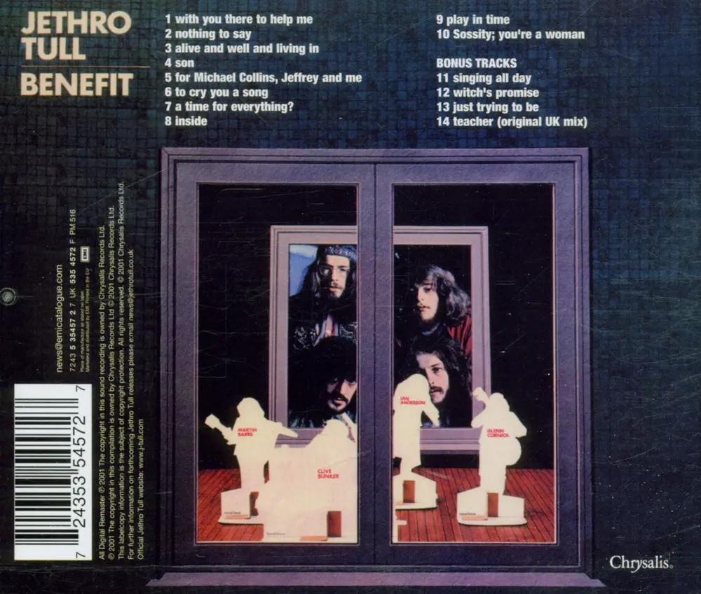 Jethro Tull – BENEFIT (RE-RELEASE) (CD)