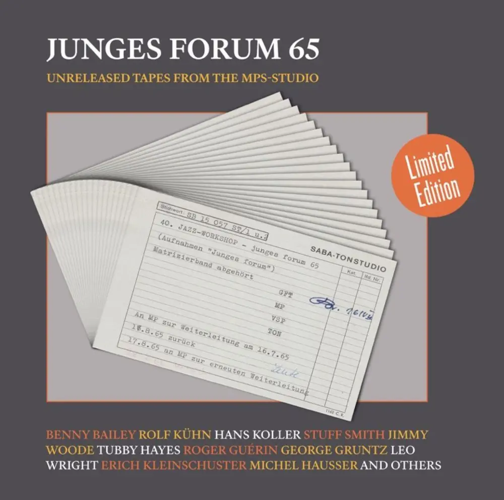 JUNGES FORUM 65 - UNRELEASED TRACKS FROM THE MPS-STUDIO