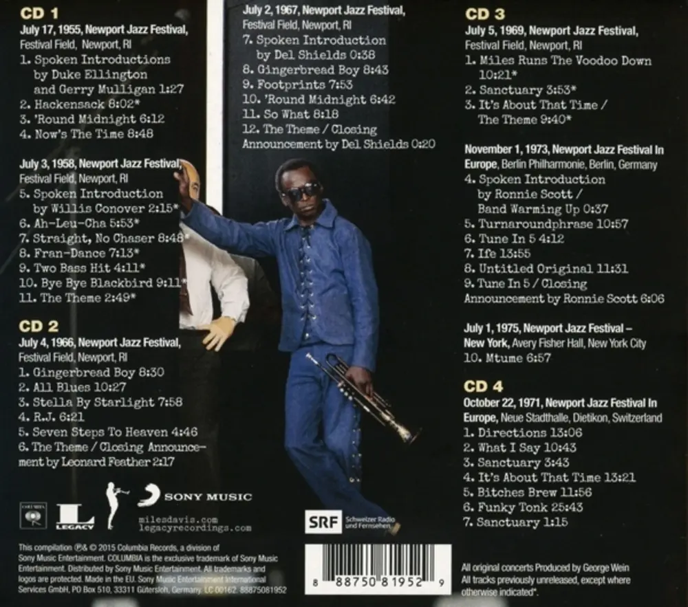 Miles Davis – AT NEWPORT: 1955-1975 (CD)