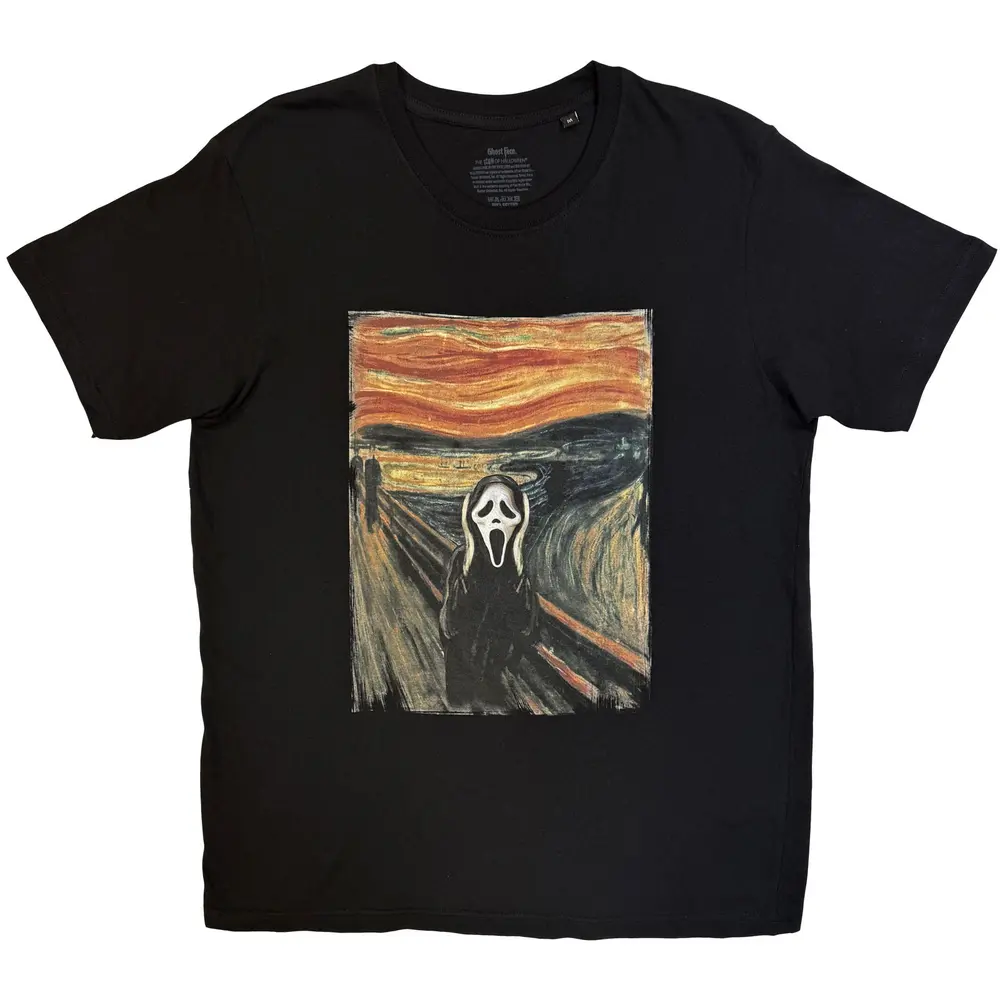 Unisex T-Shirt: Scream Painting (Black)