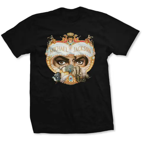 Michael Jackson – Tričko Dangerous (Čierna), Unisex, Čierna