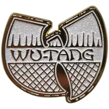 Wu-Tang Clan – White & Gold Logo (Odznak)
