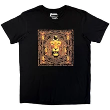 Carlos Santana, Tričko Lionhead Frame, Unisex, Čierna