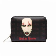 Peňaženka Zip Top Purse: Logo / Red Lips (Black)