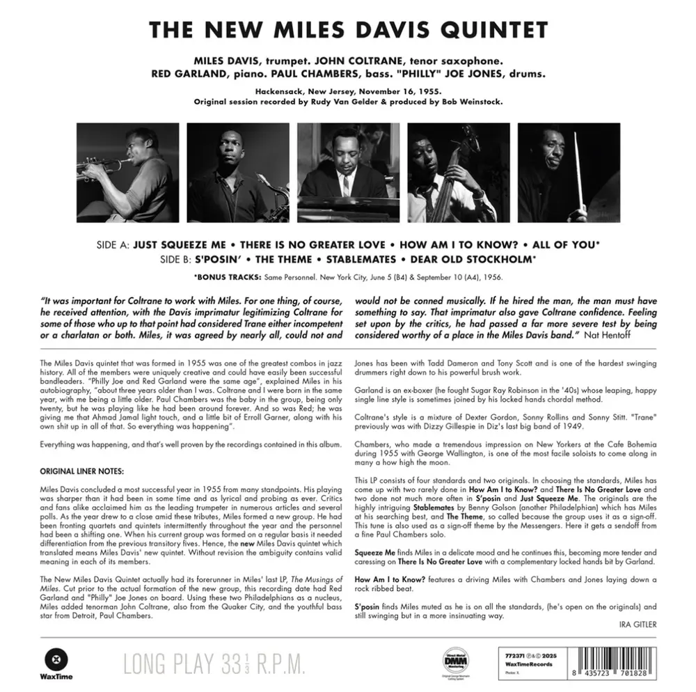 Miles: The New Miles Davis Quintet (Vinyl)
