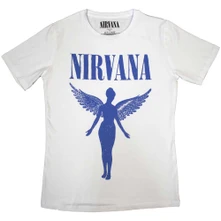 Nirvana, Tričko Angelic Blue Mono, Žena, Biela