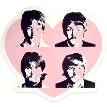 Sticker: Beatles In Heart thumbnail
