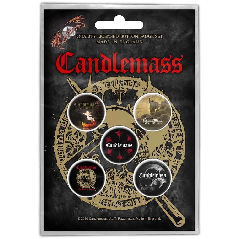 Candlemass – The Door to Doom (Button Badge Pack) (Odznak)