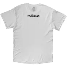 Unisex T-Shirt: Guitar Smash (White) (Back Print) thumbnail