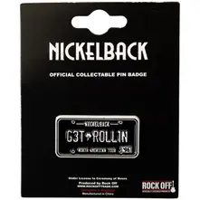 Nickelback – License Plate (Odznak)