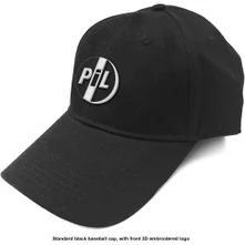 PIL Public Image Ltd, Šiltovka Logo, Unisex, Čierna