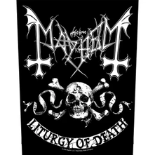 Nažehlovačka Back Patch: Skull Omega