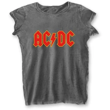 AC/DC, Tričko Logo, Žena, Šedá