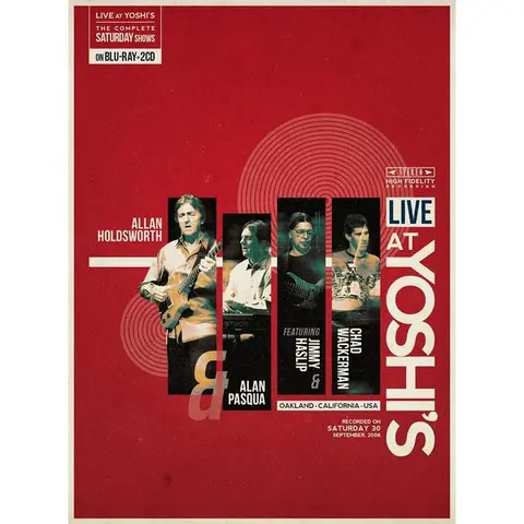 Allan Holdsworth – Blu-ray LIVE AT YOSHI'S (SATURDAY 30-09-2006)