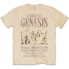 Genesis, Tričko An Evening With, Muž, Žltá