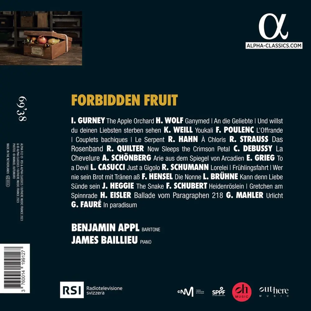 Benjamin Appl – FORBIDDEN FRUIT (CD)