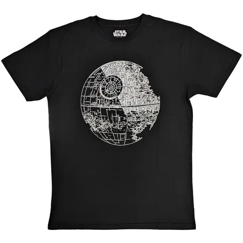 Star Wars – Tričko Death Star (Čierna), Unisex, Čierna